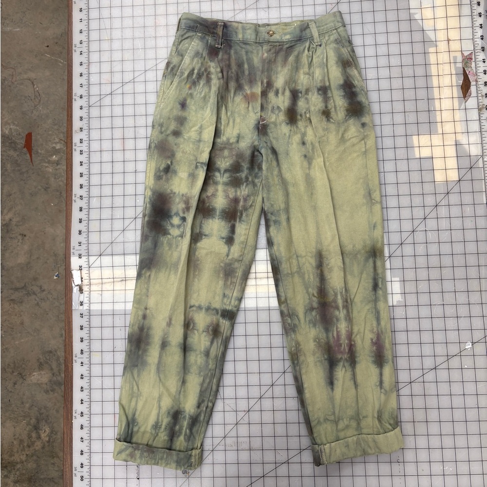 Ice dyed Organic Cotton Trousers
